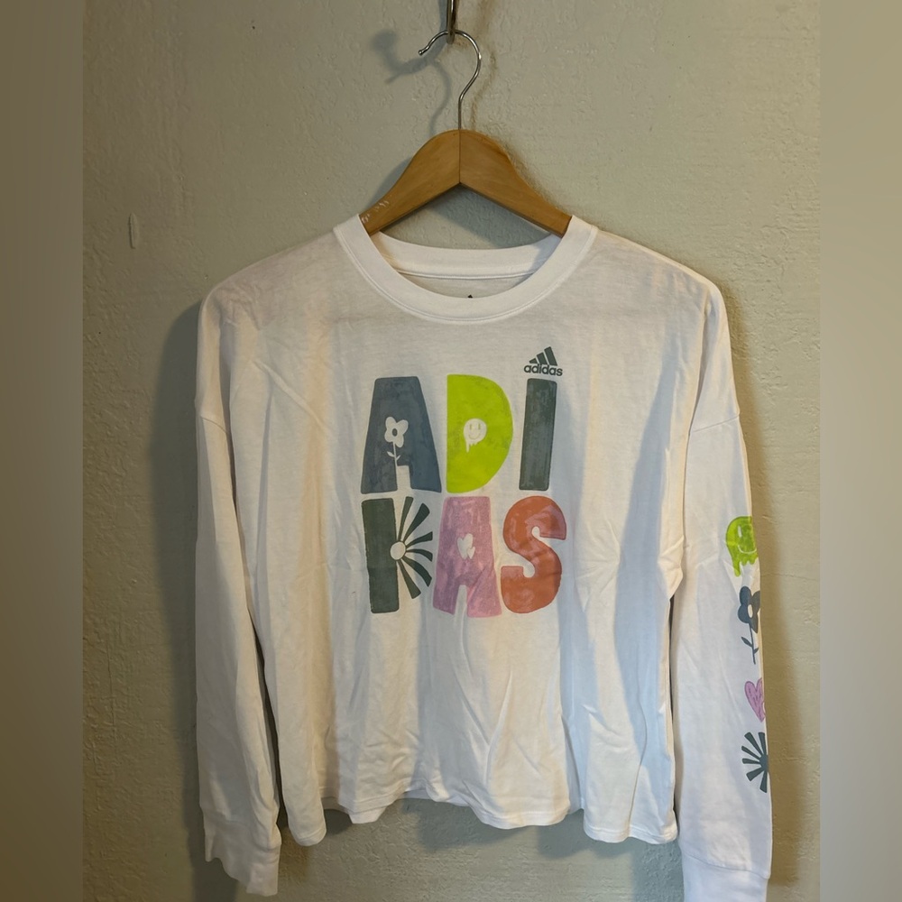 Adidas girls long sleeve t-shirt